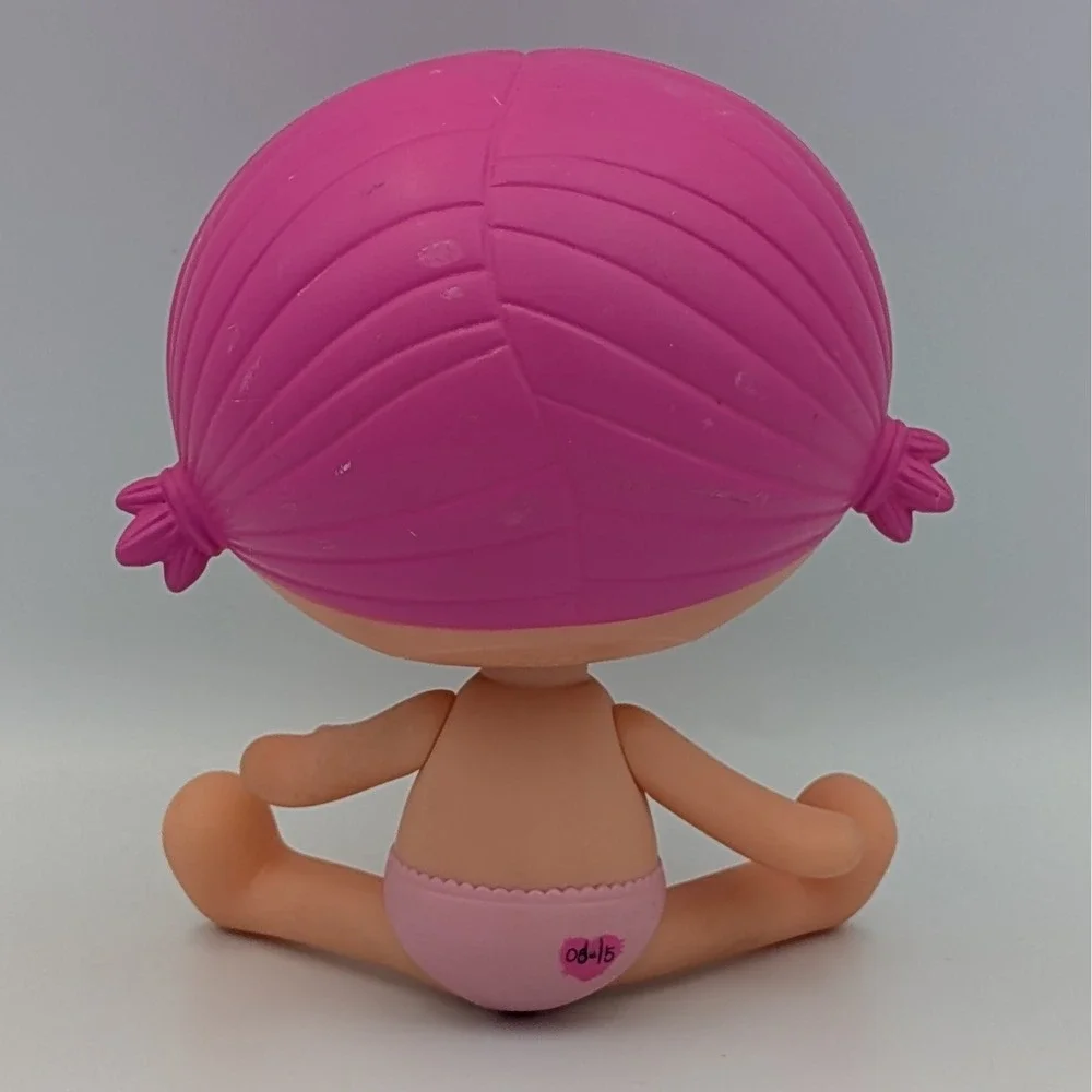 Lalaloopsy Littles Sprinkle Spice Cookie Pink Hair Button Eye MGA Doll 7 Inch